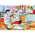 A4 "Dentist" 24 Piece Wooden Puzzle A4 "Dentist" 24 Piece Wooden Puzzle